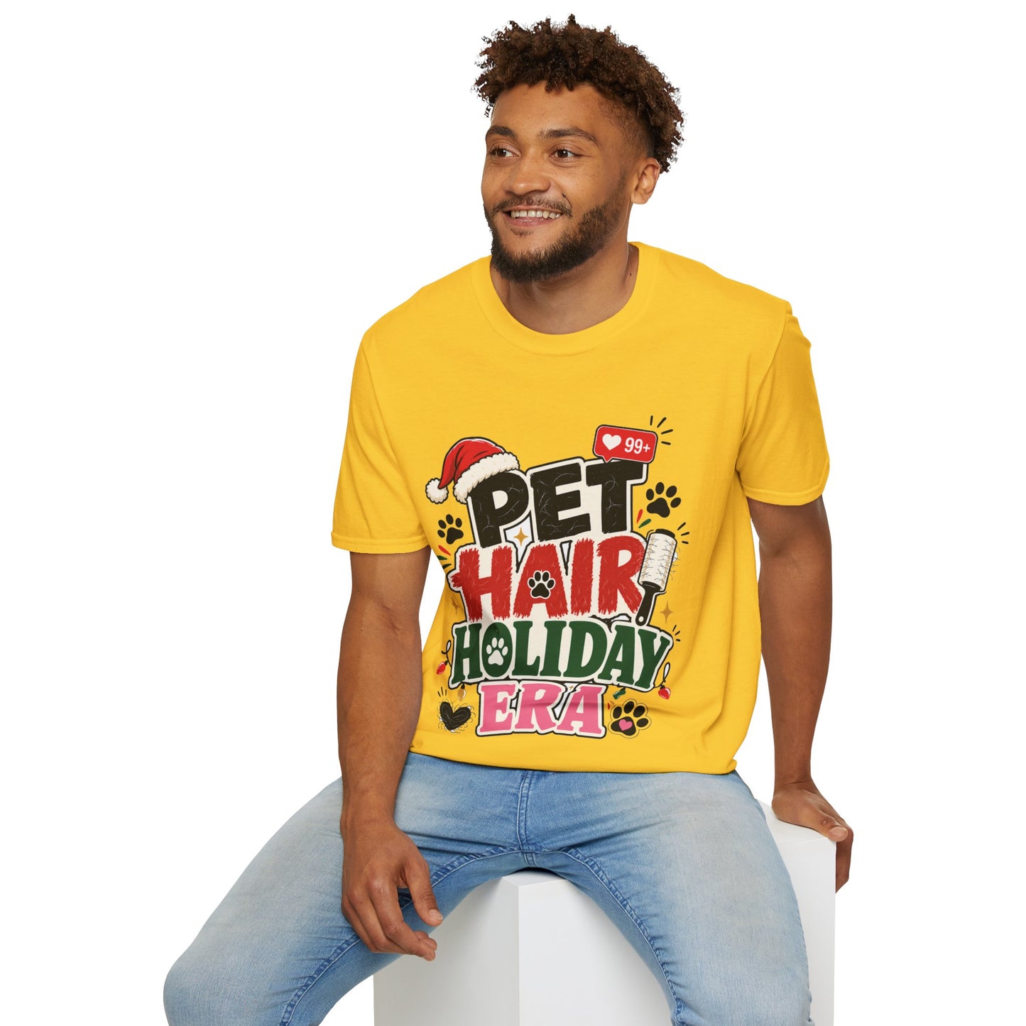 Pet Hair Holiday Tee — Funny Christmas Shirt for Pet Lovers