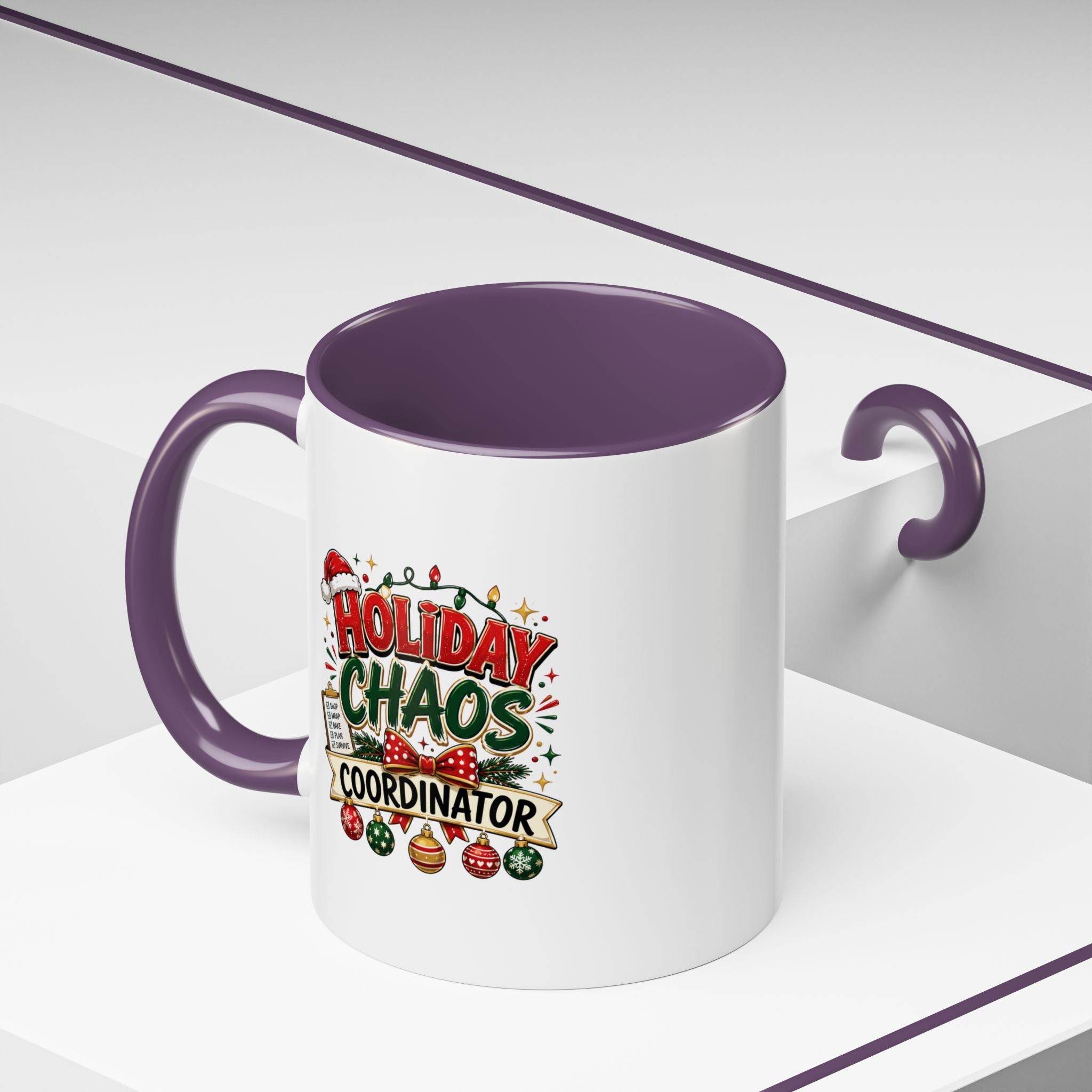 Accent Coffee Mug Holiday Chaos Coordinator