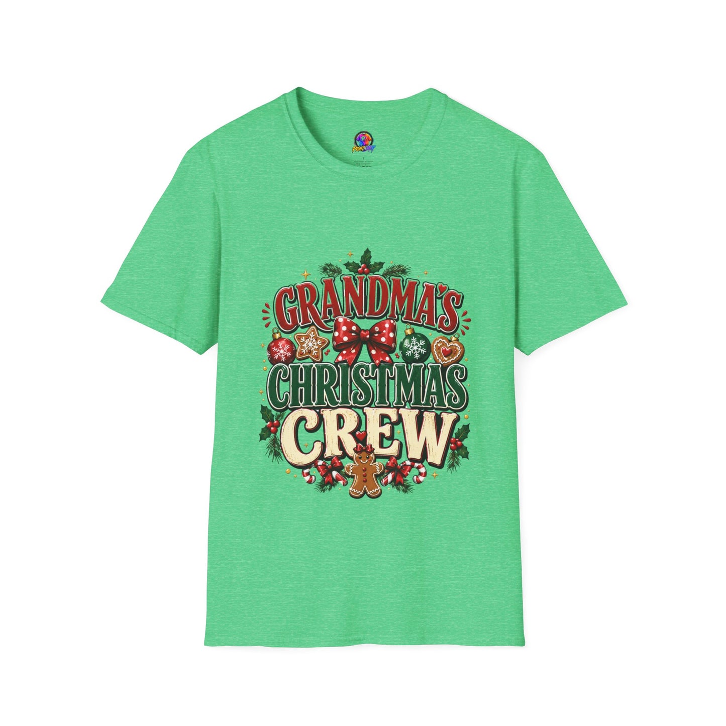T-Shirt — Grandma's Christmas Crew Holiday Tee