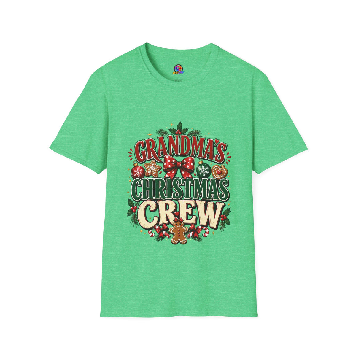 T-Shirt — Grandma's Christmas Crew Holiday Tee