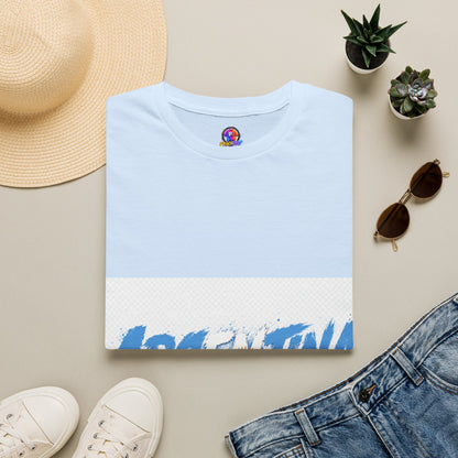 Argentina Graphic T-Shirt — Argentina Typography Tee with Sun & Flag Colors