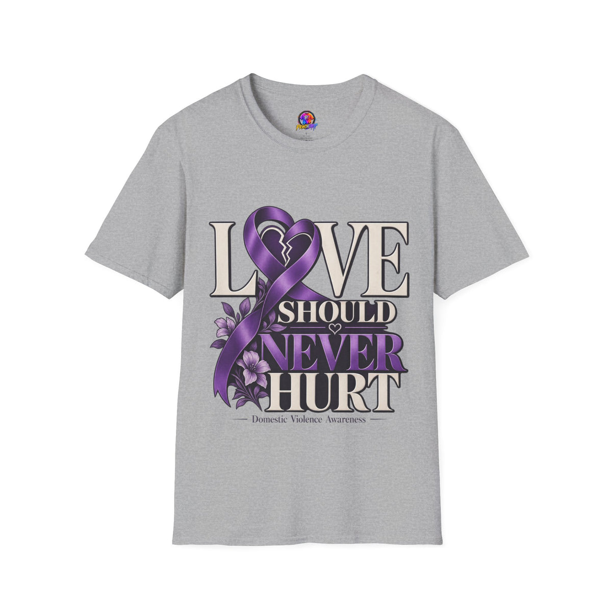 Love Should Never Hurt Domestic Violence Awareness T-Shirt