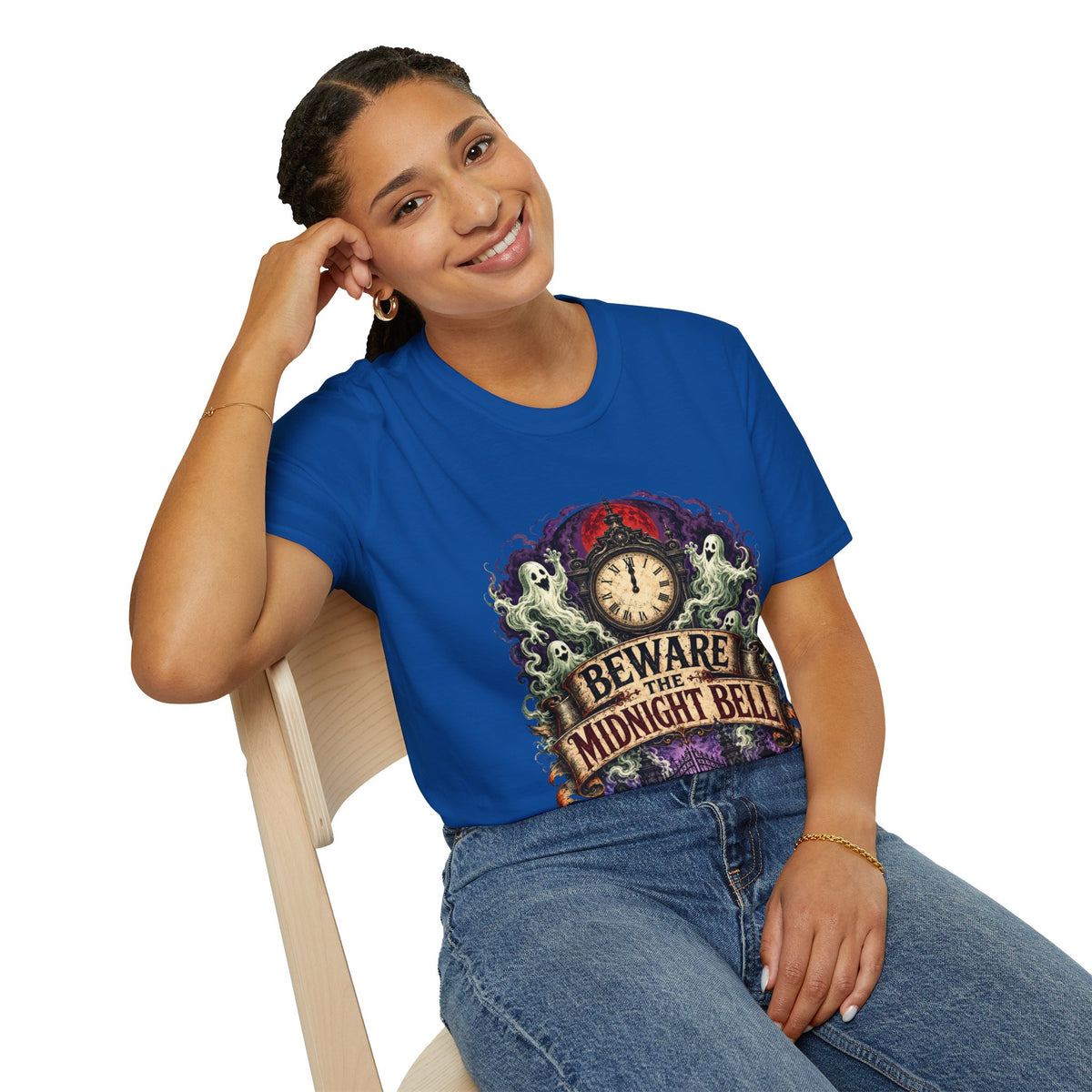 Halloween Beware Of Midnight Unisex Softstyle T-Shirt