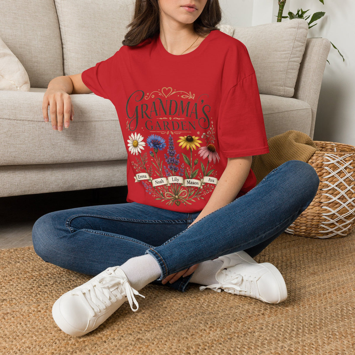 Grandma's Garden T-Shirt — Floral ‘Grandma’s Garden’ Gift Tee