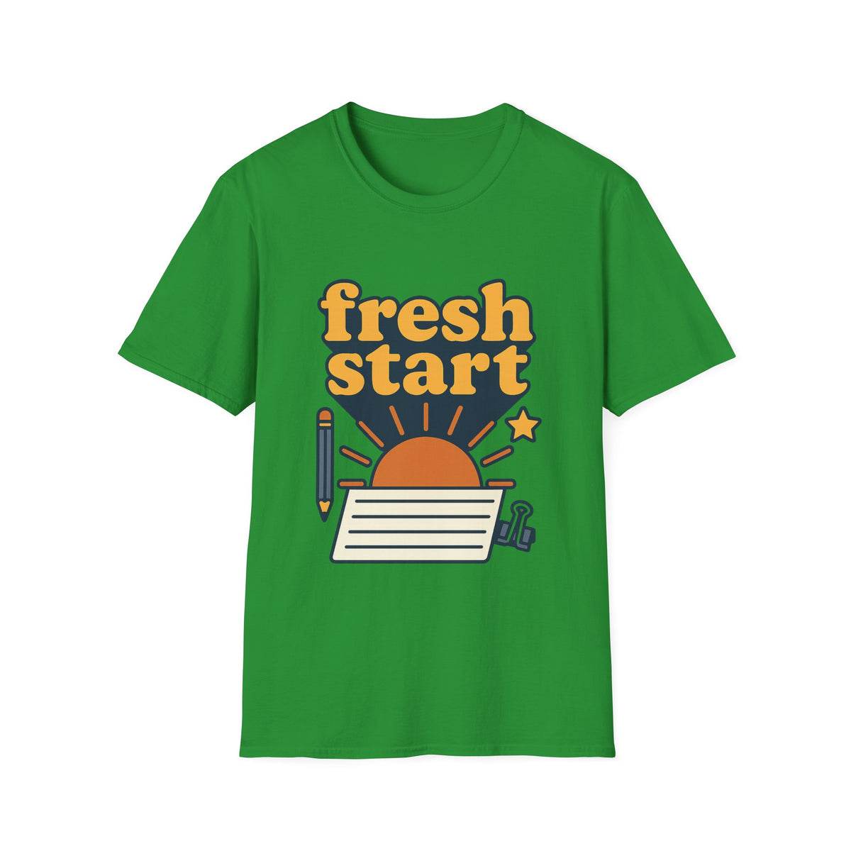 Fresh Start T-Shirt – Retro Sunrise Graphic  - Trending Now - August 2026