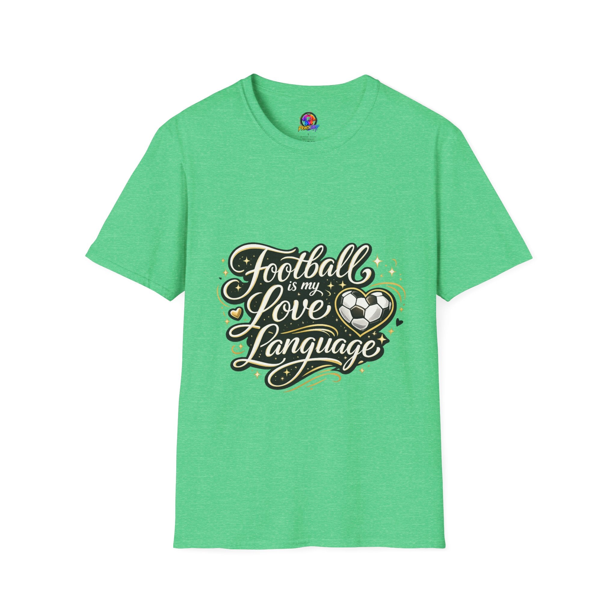 Women's/Unisex Soccer Fan Shirt Football Is My Love Language Tee —