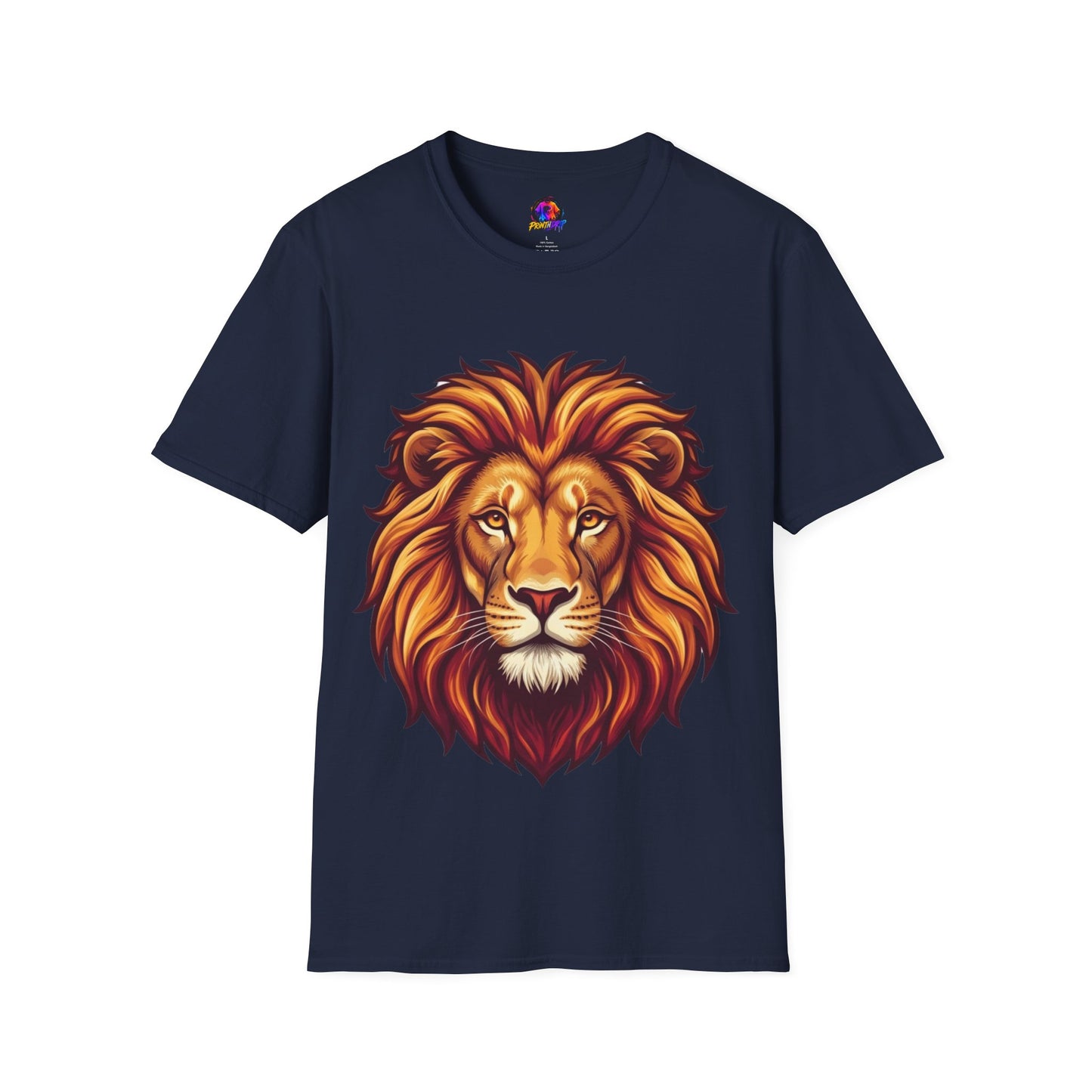 Lion Face T-Shirt — Majestic Lion Head Graphic Tee