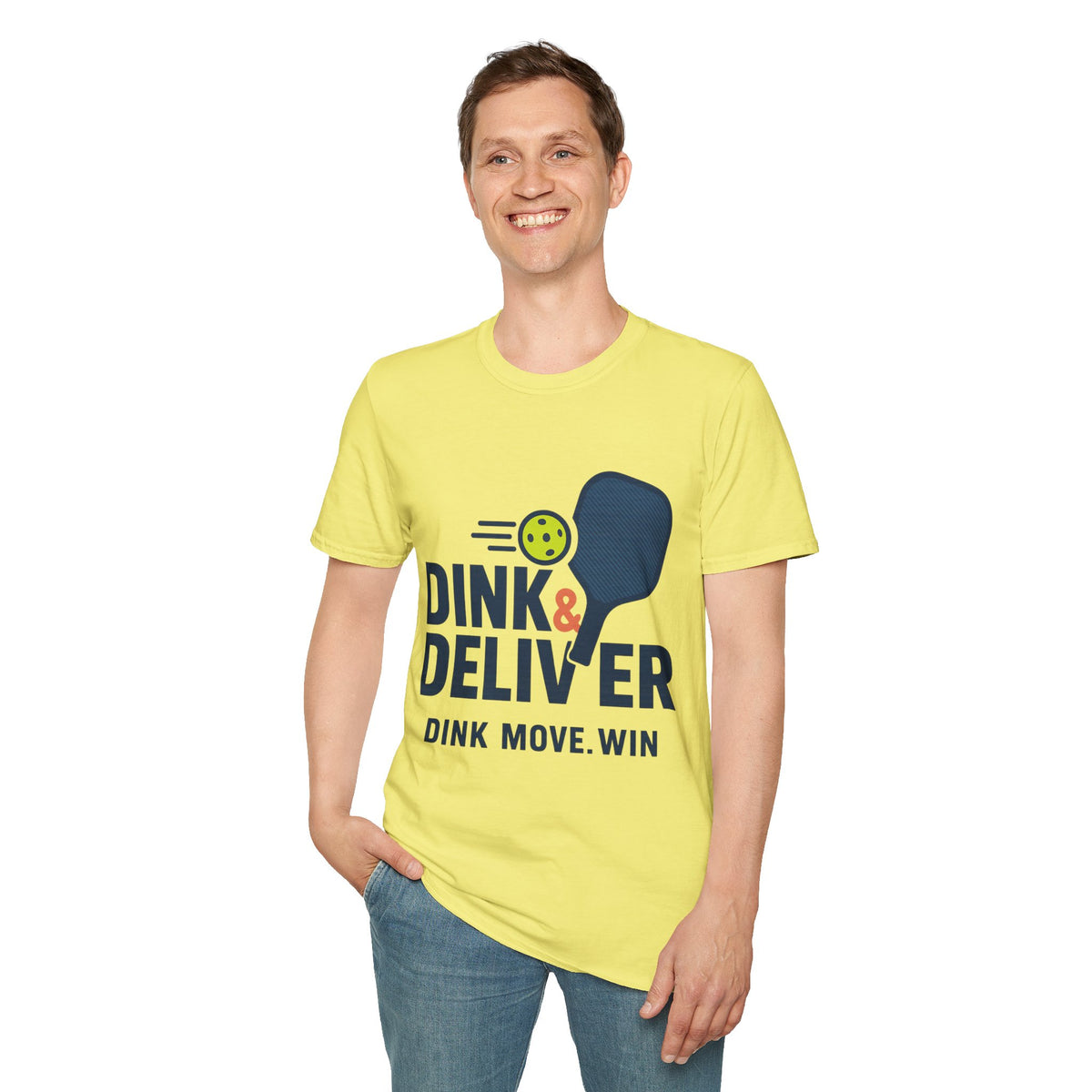 Pickleball Player T‑Shirt — 'Dink. Drive. Deliver.' Graphic Tee for Pickleball Fans - Trending Now - August 2026