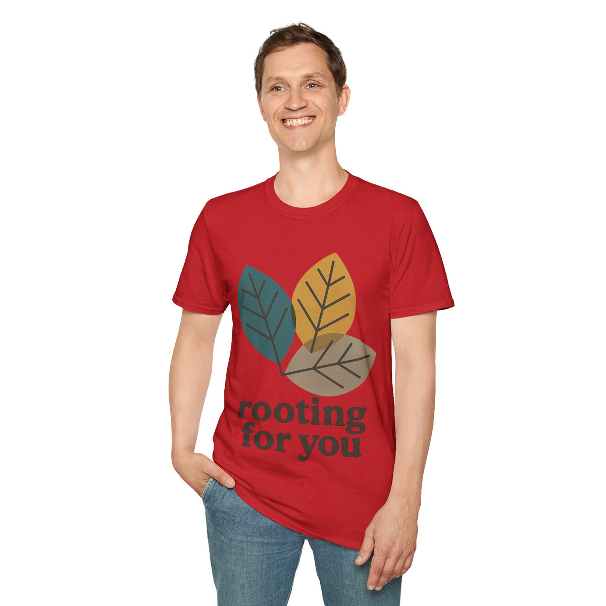 Leaf Trio T-Shirt — 'Rooting for You' Botanical Graphic Tee - Trending Now - September 2026