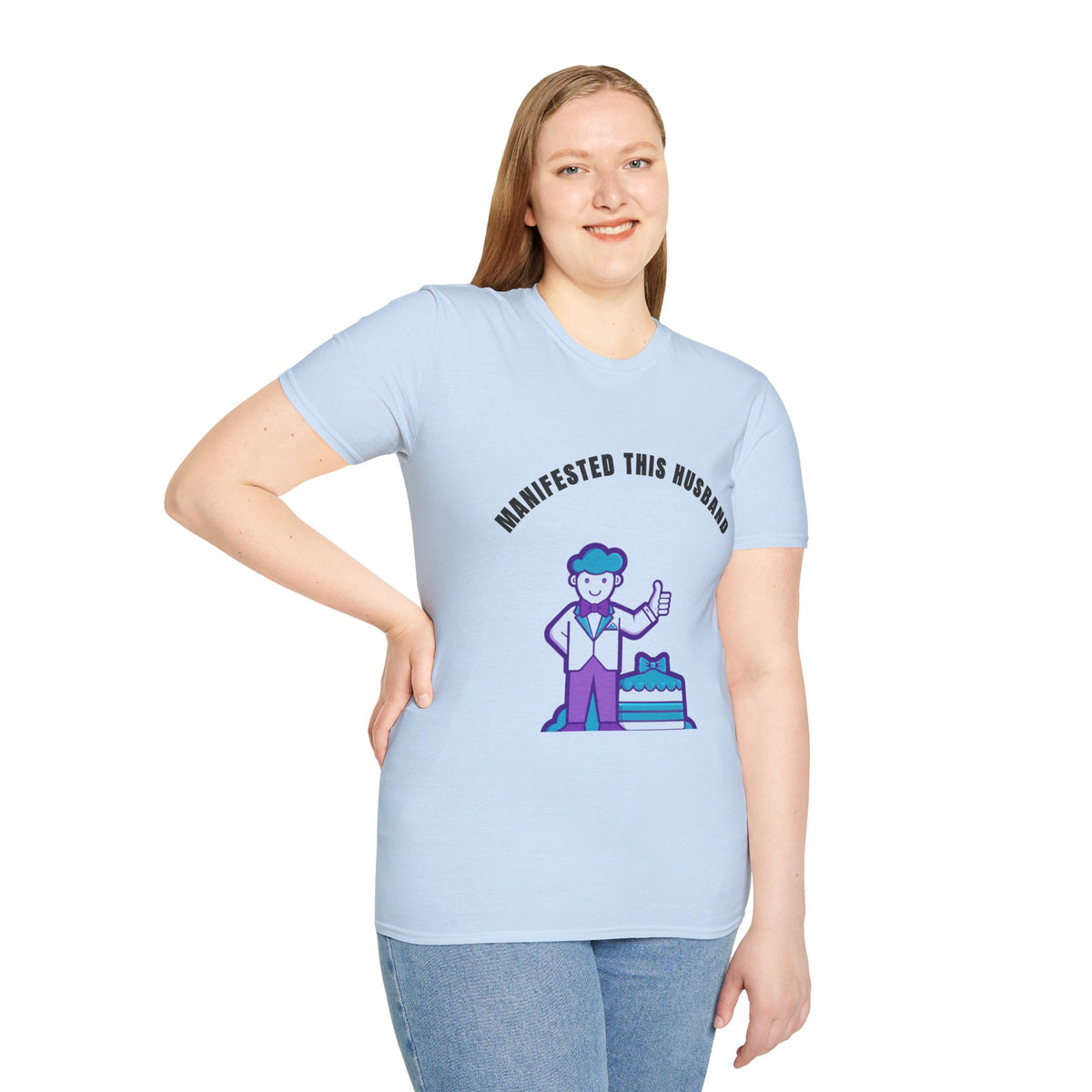 Manifested This Husband T-Shirt — Funny Couple Gift Tee - Trending Now - September 2026