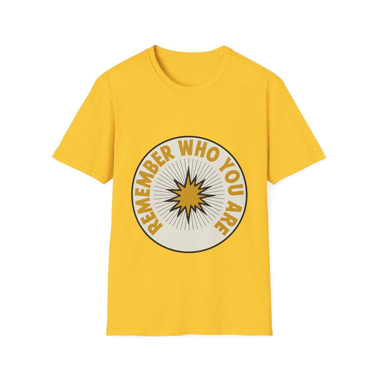 Remember Who You Are T-Shirt — Inspirational Retro Sunburst Tee - Trending Now - August 2026