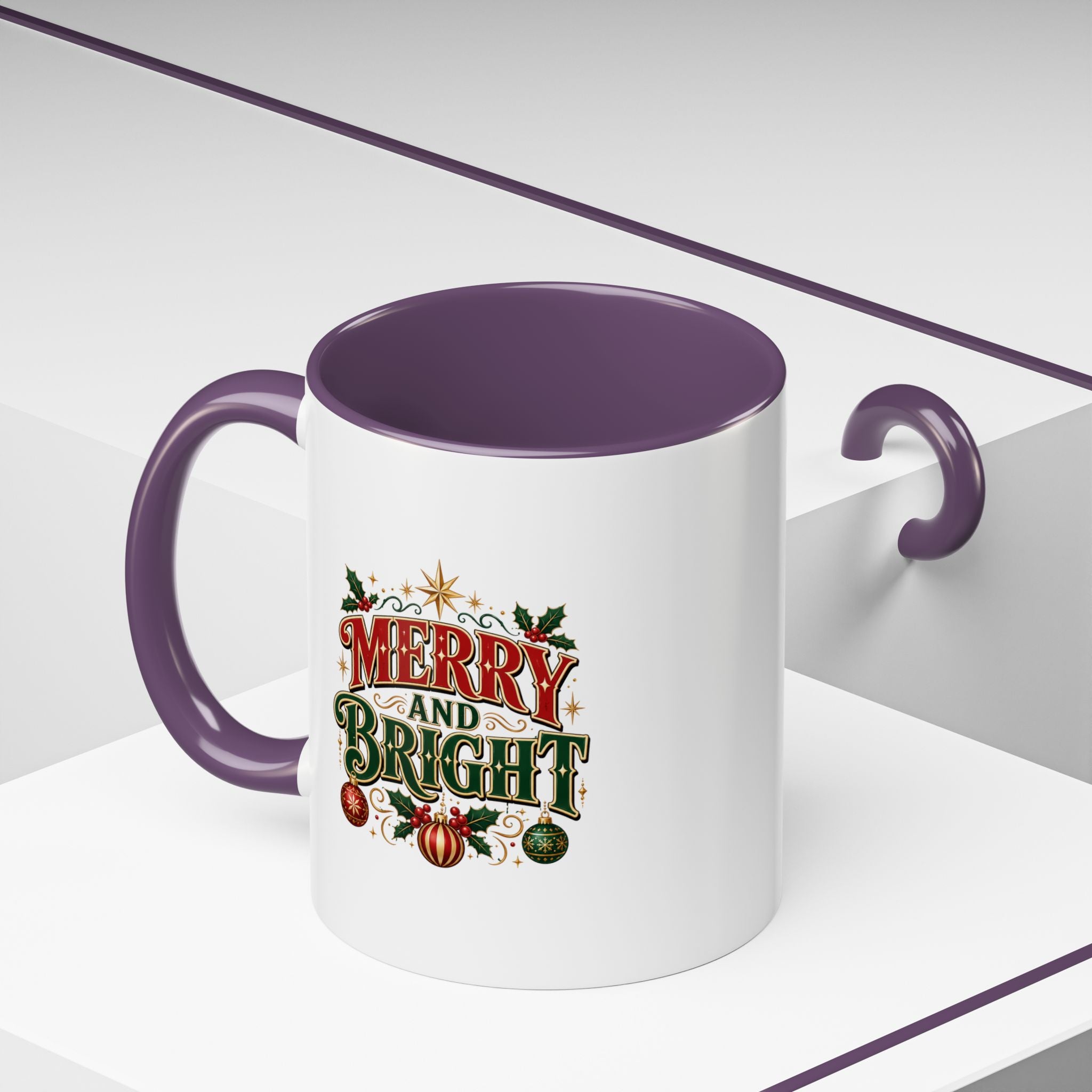 Accent Coffee Mug Merry Bright