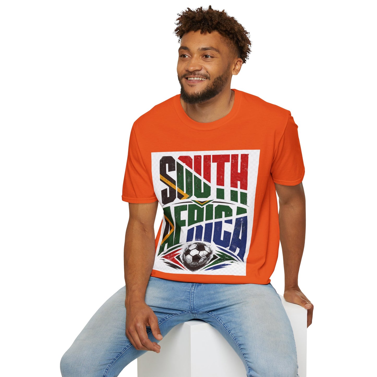 South Africa Soccer T-Shirt — Vintage Flag Football Fan Tee