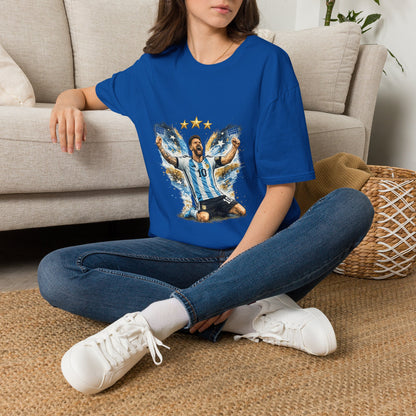 Argentina Soccer Legend Argentina T-Shirt — Celebratory Messi Design