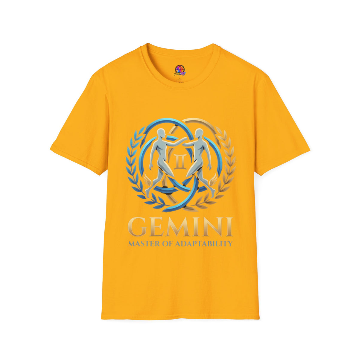 Gemini Zodiac T-Shirt — 'Gemini: Master of Adaptation' Astrological Graphic Tee