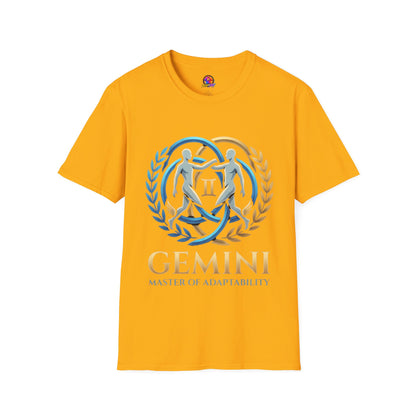 Gemini Zodiac T-Shirt — 'Gemini: Master of Adaptation' Astrological Graphic Tee