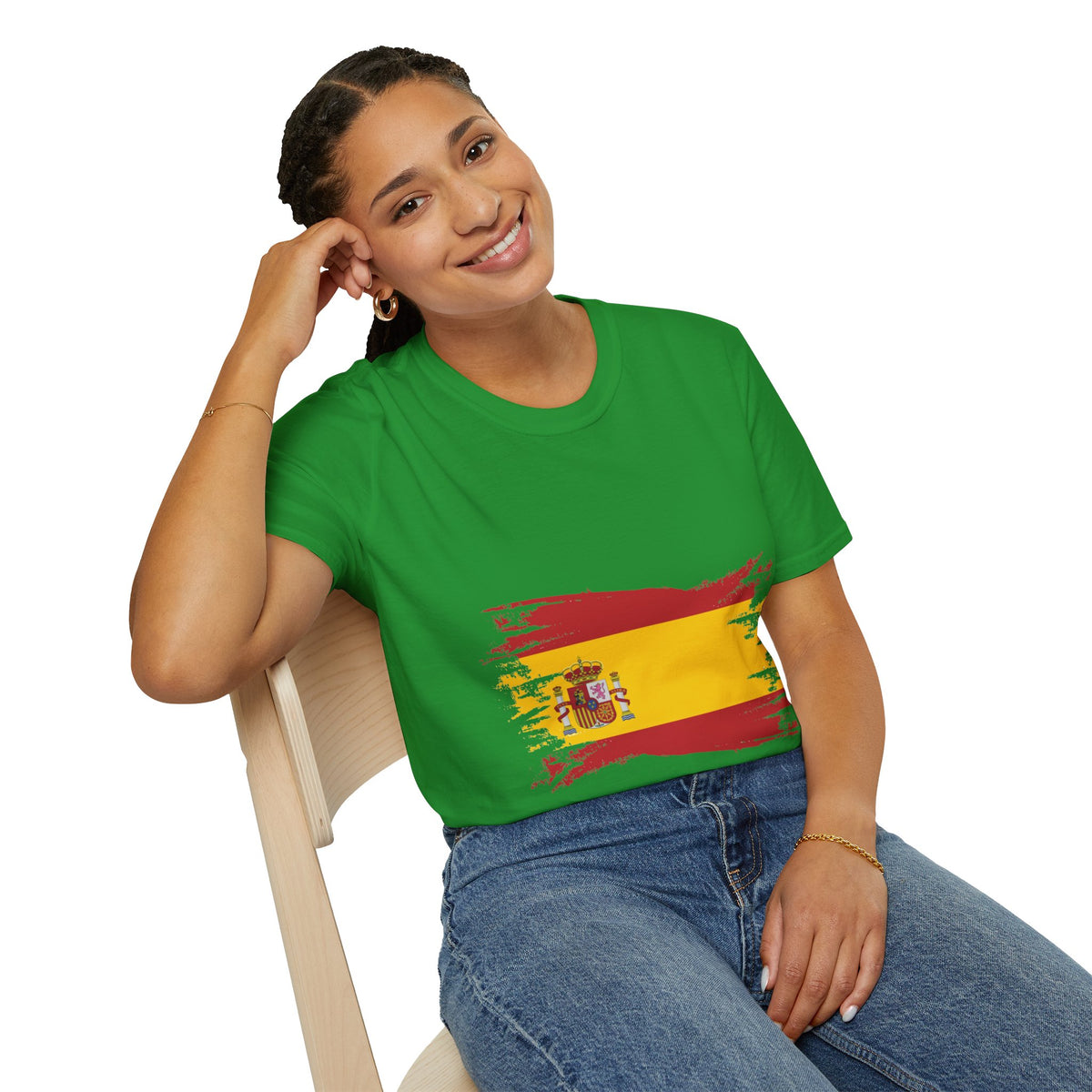 Spain Flag T-Shirt — Distressed Spanish Flag Graphic Tee