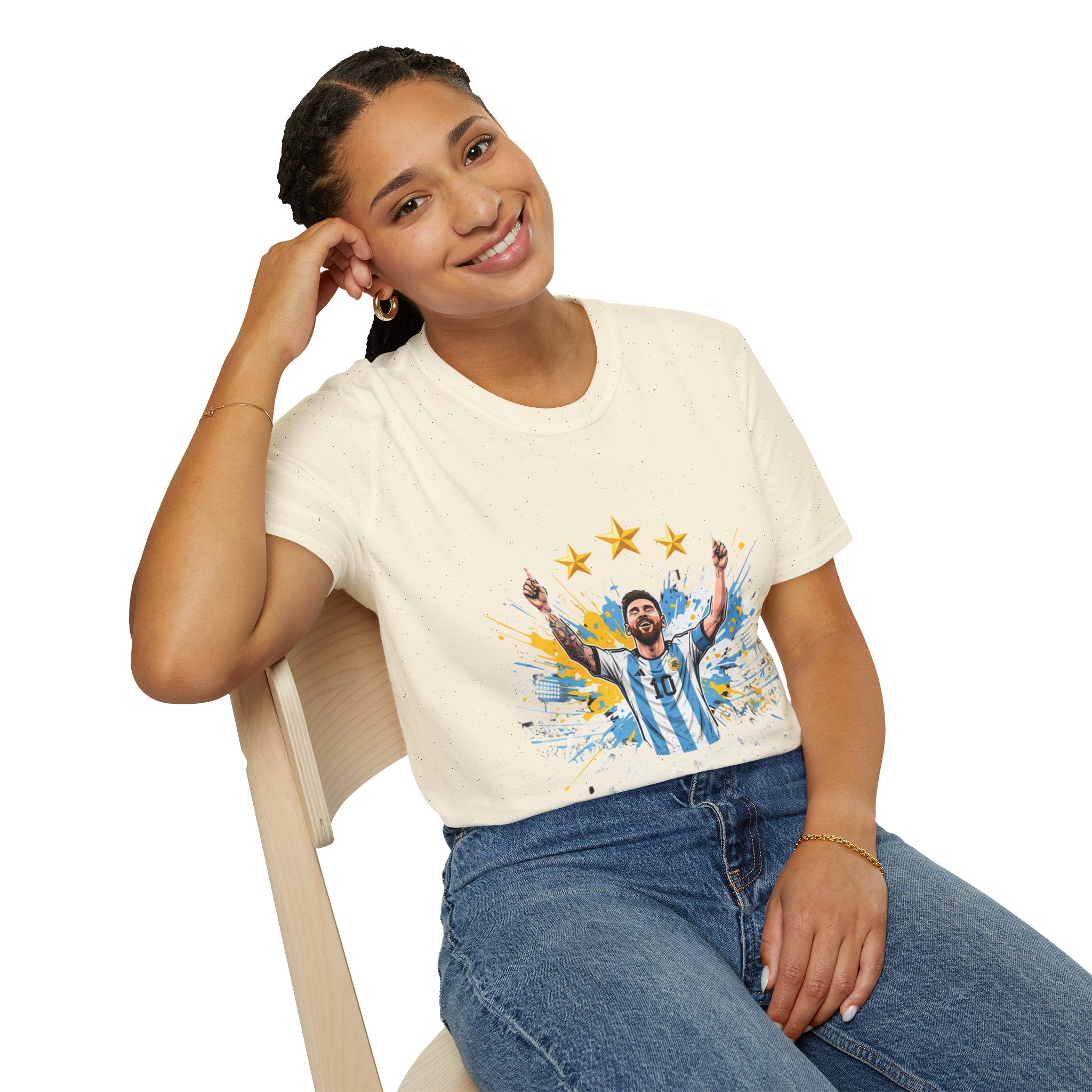 Argentina Messi  Soccer T‑Shirt — Argentina Messi 10 Fan Tee