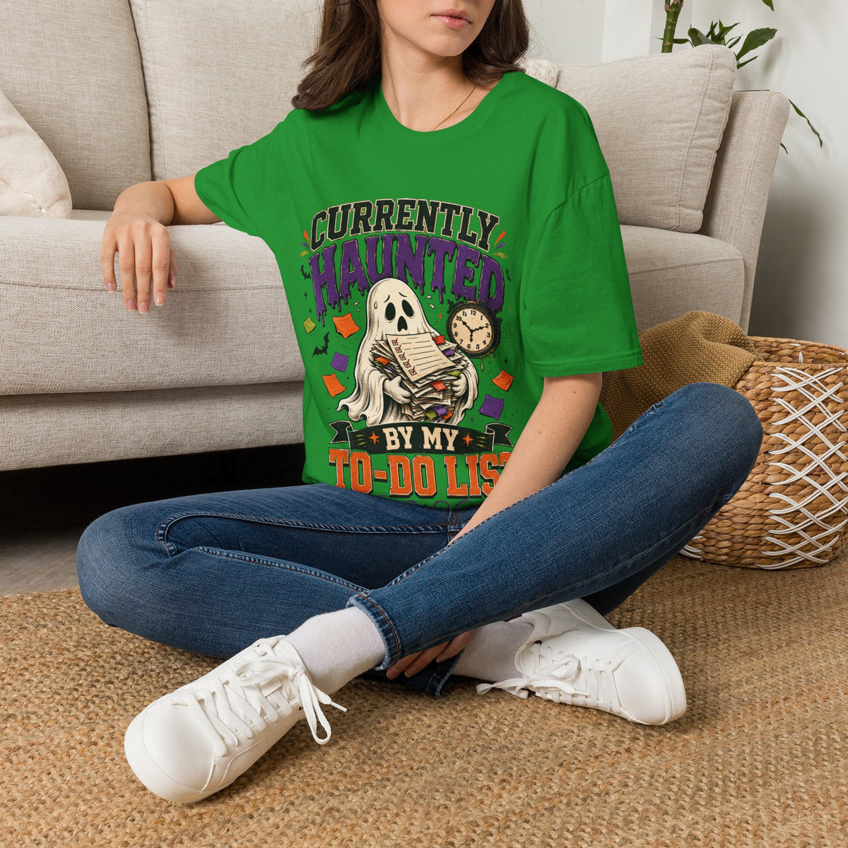 Halloween Currently Haunted Unisex Softstyle T-Shirt