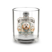 Dog Mom Club Glass Mug - "My Favorite Child" 10oz