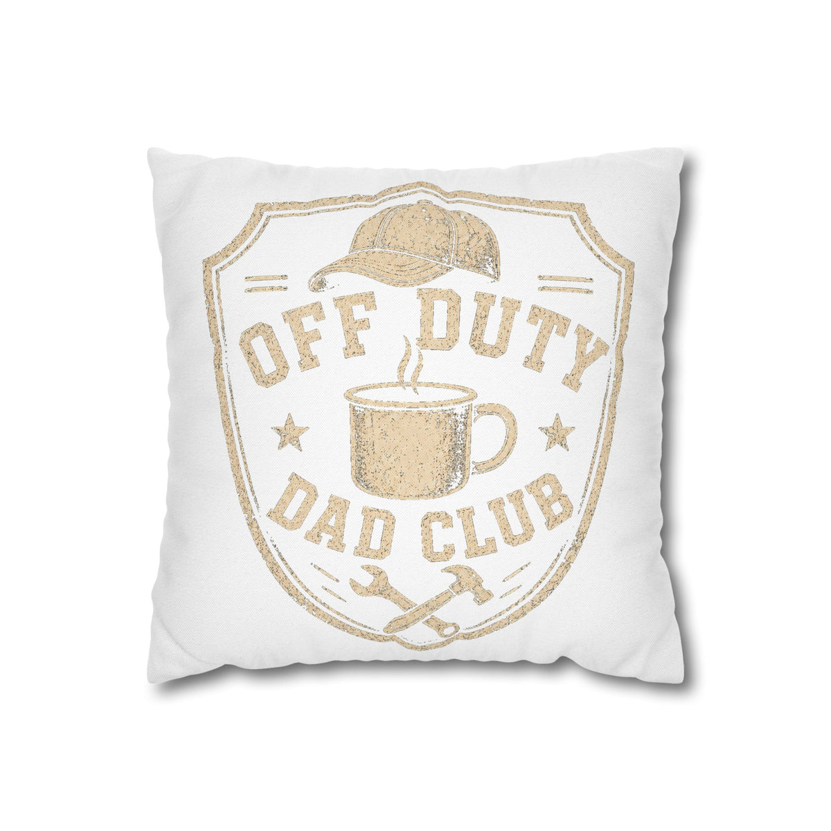 Off Duty Dad Club Decorative Pillowcase