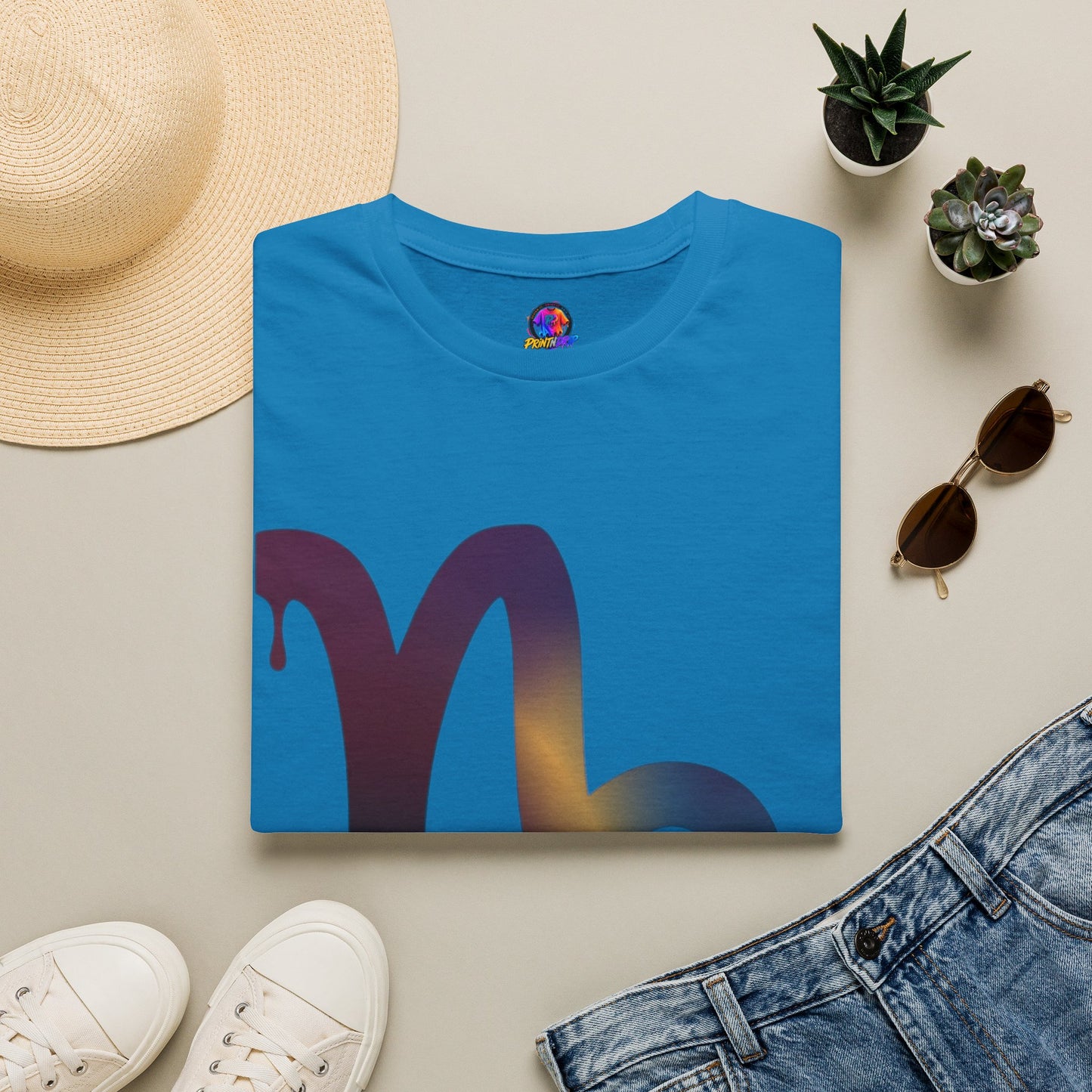 Dripping Gradient Capricorn T-Shirt