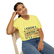 Gemini Funny Horoscope T‑Shirt — "I Know A Little Bit About Everything, It's A Gemini Thing"
