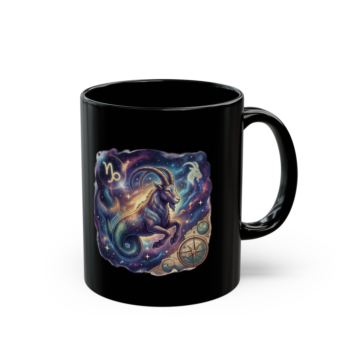 Capricorn Zodiac Mug — Celestial Goat Constellation Coffee Cup