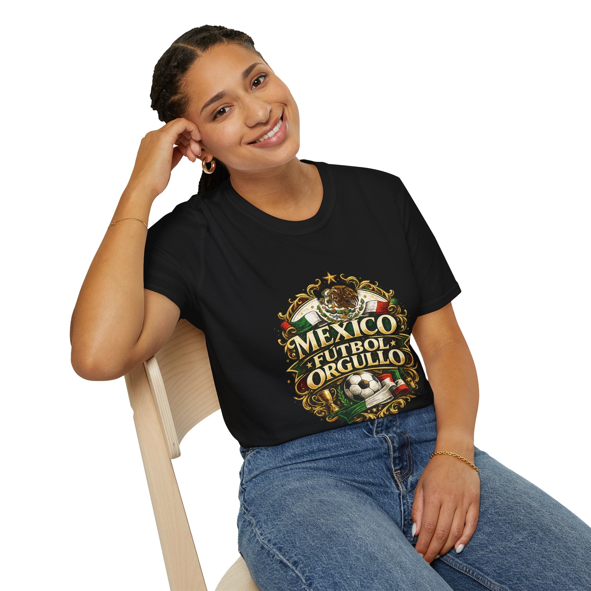 Mexico Fútbol Orgullo T-Shirt — Mexican Soccer Pride Graphic Tee