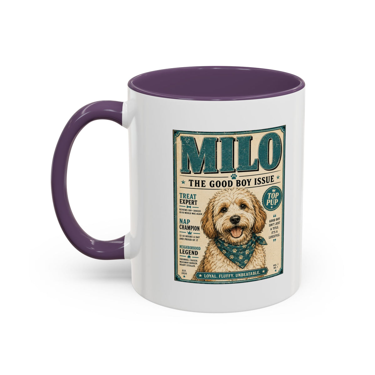 Milo Bailey Dog Dad Mom Milo 'The Good Boy Issue' Coffee Mug