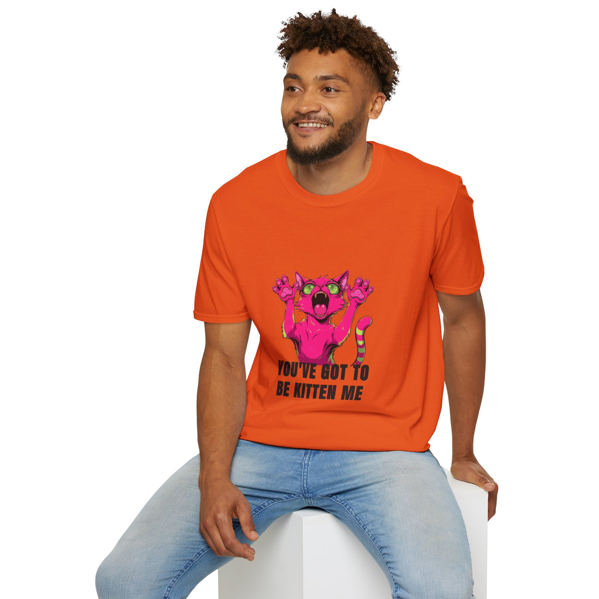 Funny Pink Screaming Cat T-Shirt — "You've Got to Be Kitten Me" Graphic Tee - Trending Now - August 2026