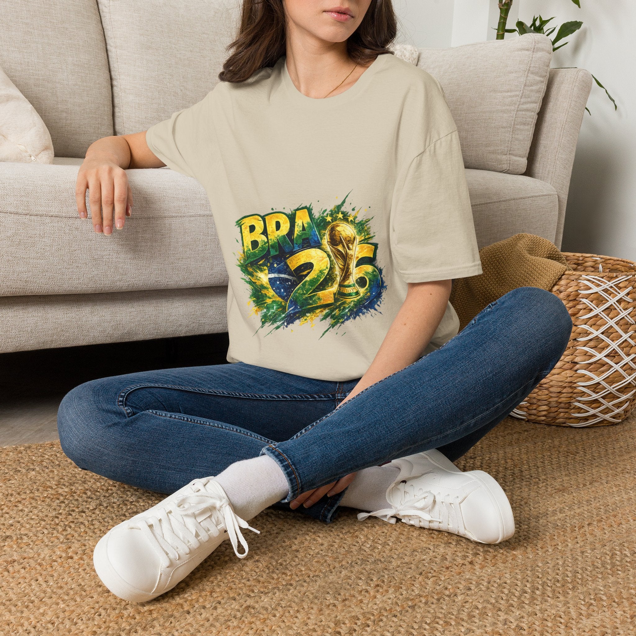 Brazil 25 T‑Shirt — Brazil Soccer World Cup Graphic Tee