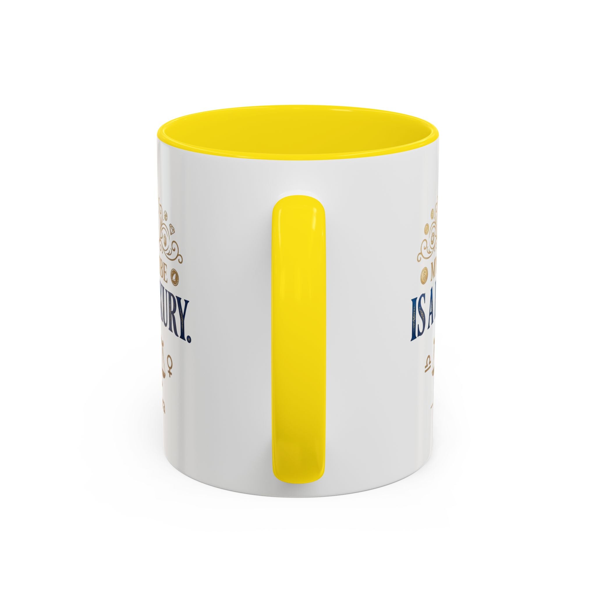 Libra Coffee Mug — "My Vibe Is A Luxury" Zodiac Accent Mug
