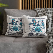 Aquarius Zodiac Spun Polyester Square Pillowcase