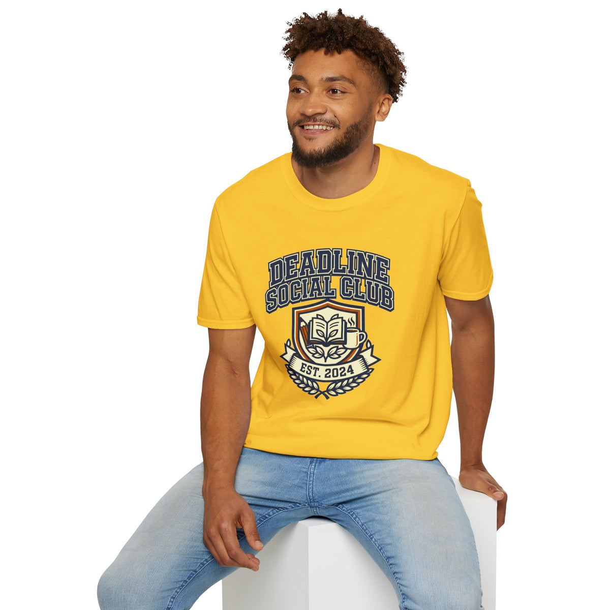 Deadline Social Club T-Shirt — Retro Collegiate Badge Tee - Trending Now - August 2026
