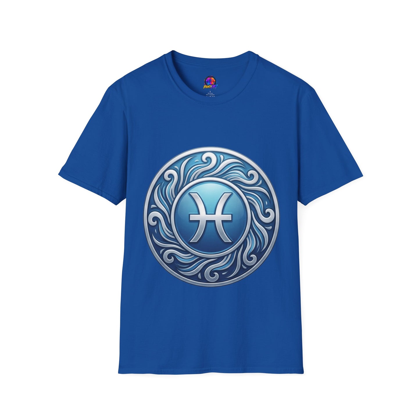 Pisces Zodiac T-Shirt – Blue Water Sign Astrology Tee