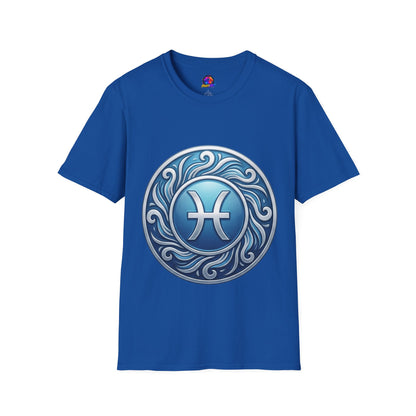 Pisces Zodiac T-Shirt – Blue Water Sign Astrology Tee
