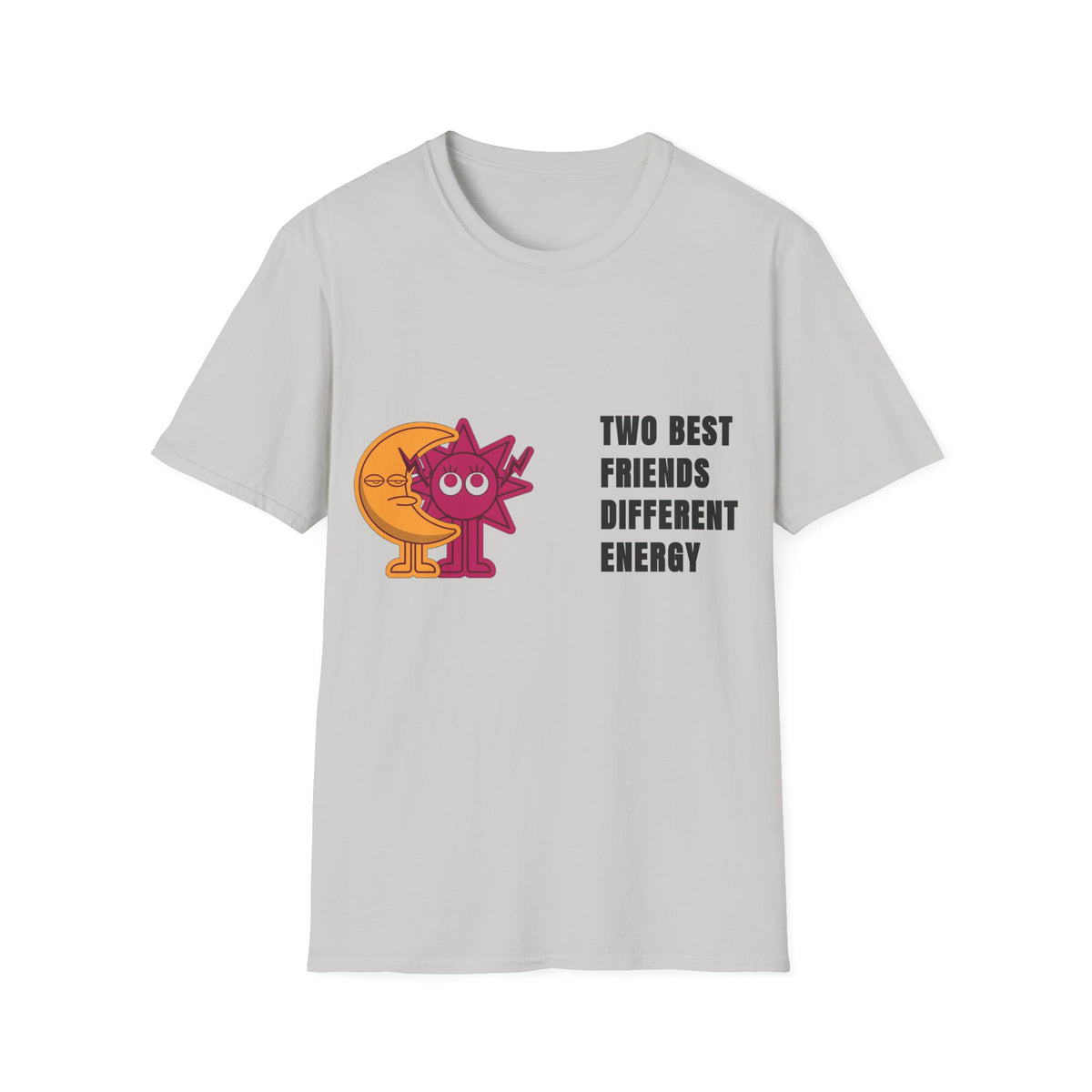 Two Best Friends Different Energy T-Shirt — Cute Cartoon Cat Duo Tee - Trending Now - September 2026