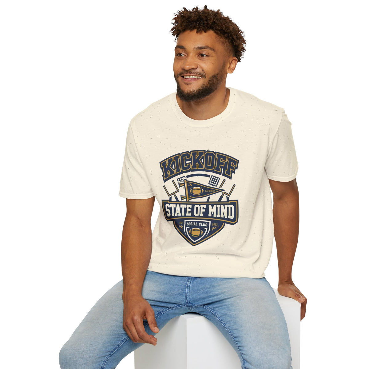 Kickoff Football Shield T‑Shirt — Game Day Vintage Style - Trending Now - August 2026