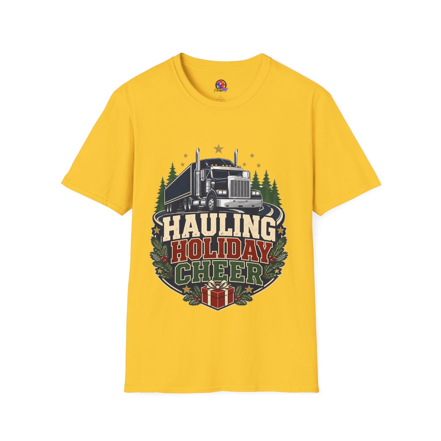 Christmas Truck T‑Shirt — "Hauling Holiday Cheer" Festive Trucker Tee