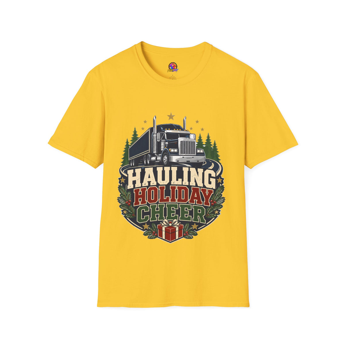 Christmas Truck T‑Shirt — "Hauling Holiday Cheer" Festive Trucker Tee