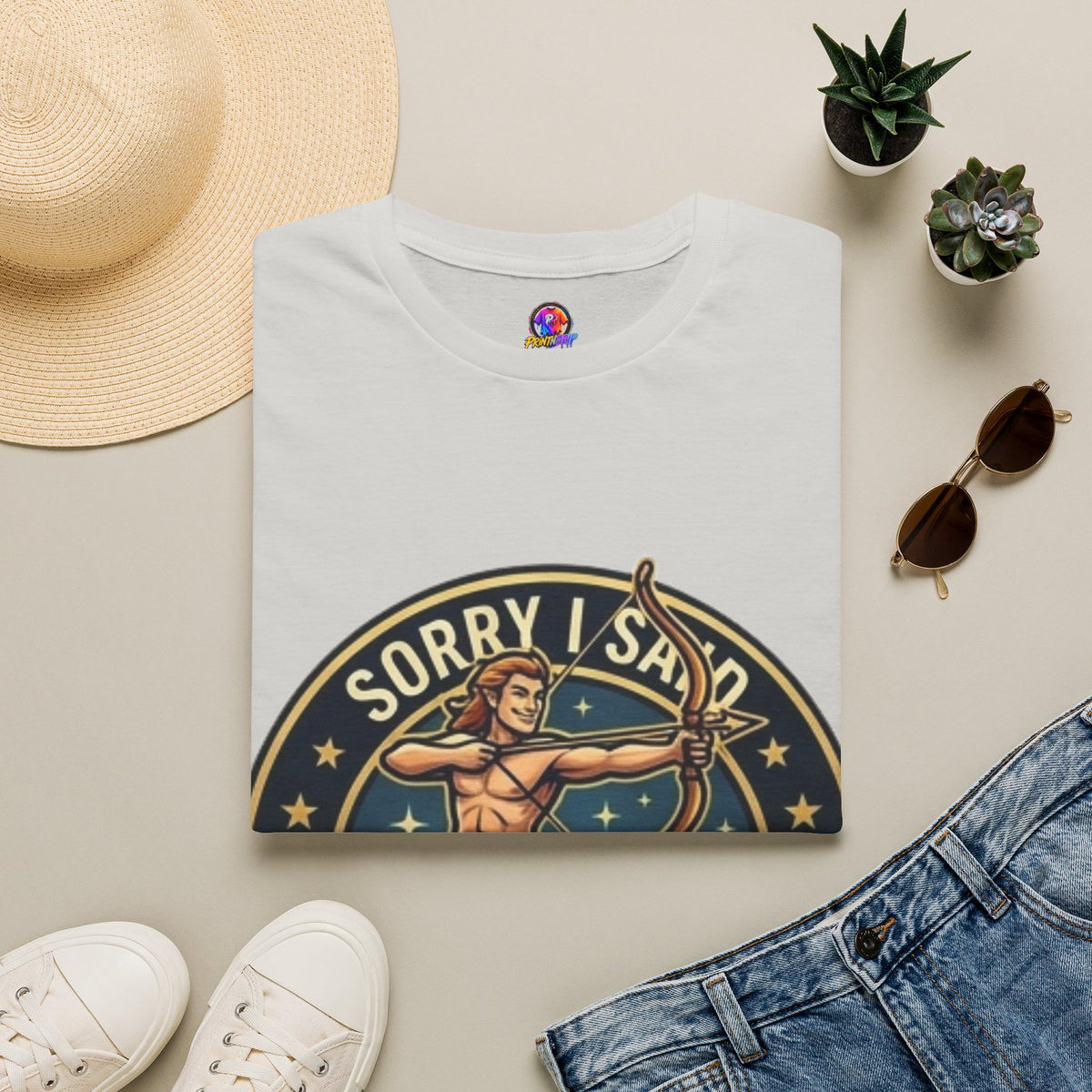 Sagittarius T-Shirt "Sorry I Said What Everyone Else Was Thinking" – Zodiac Archer Graphic Tee