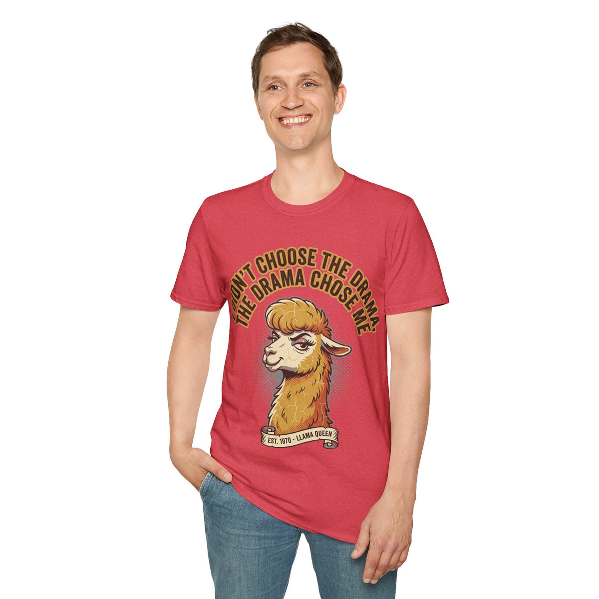 Sheep Graphic T‑Shirt — "I Don't Choose the Drama, the Drama Chooses Me" - Trending Now - September 2026
