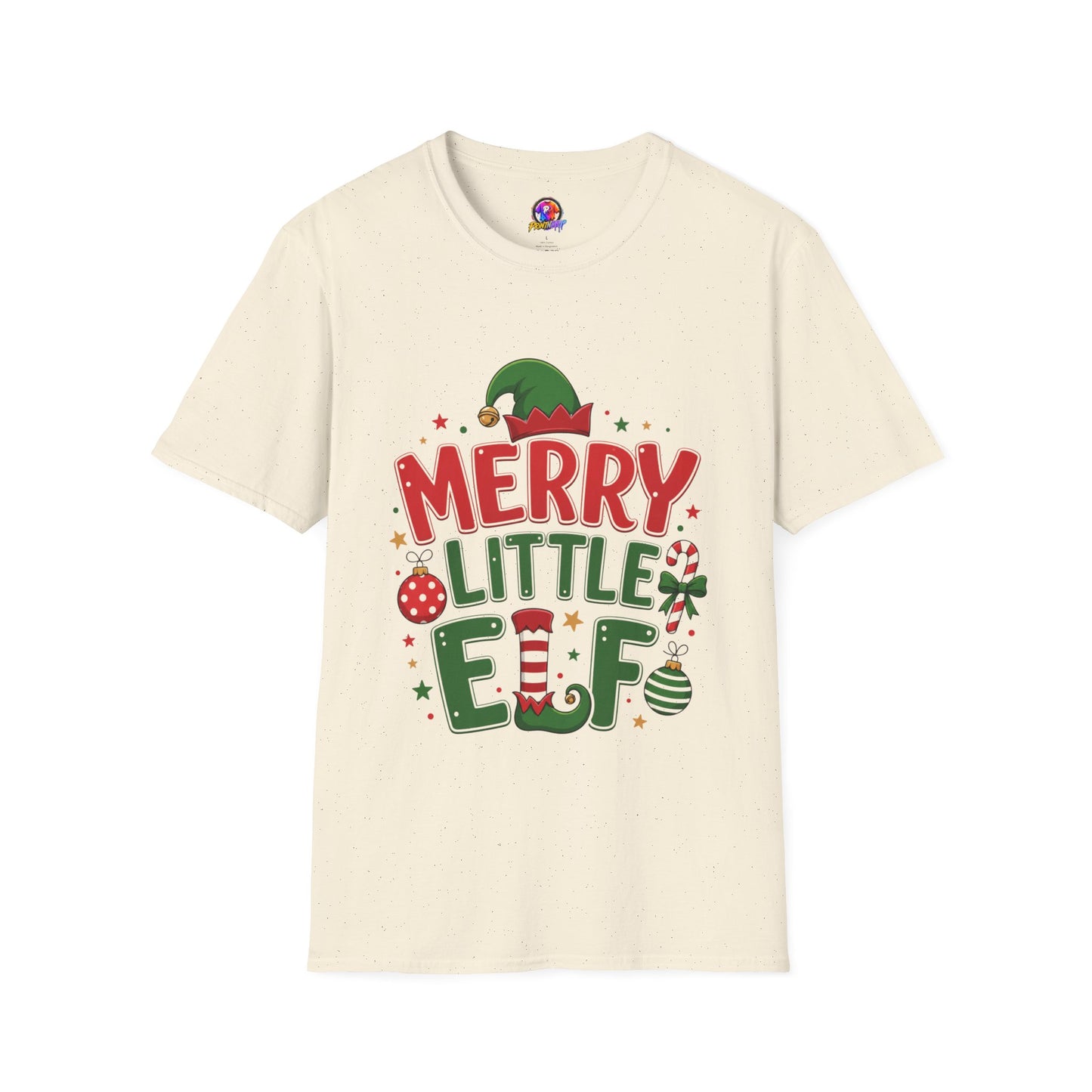 Merry Little Elf T-Shirt — Festive Christmas Holiday Tee