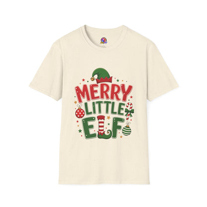 Merry Little Elf T-Shirt — Festive Christmas Holiday Tee
