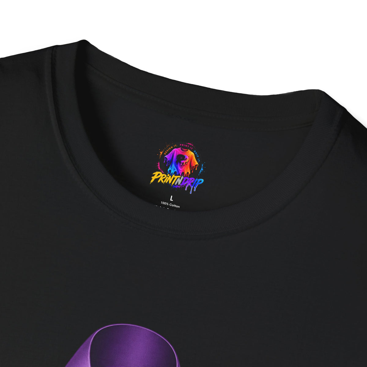 Choose Respect Purple Ribbon T‑Shirt — Domestic Violence Awareness Tee