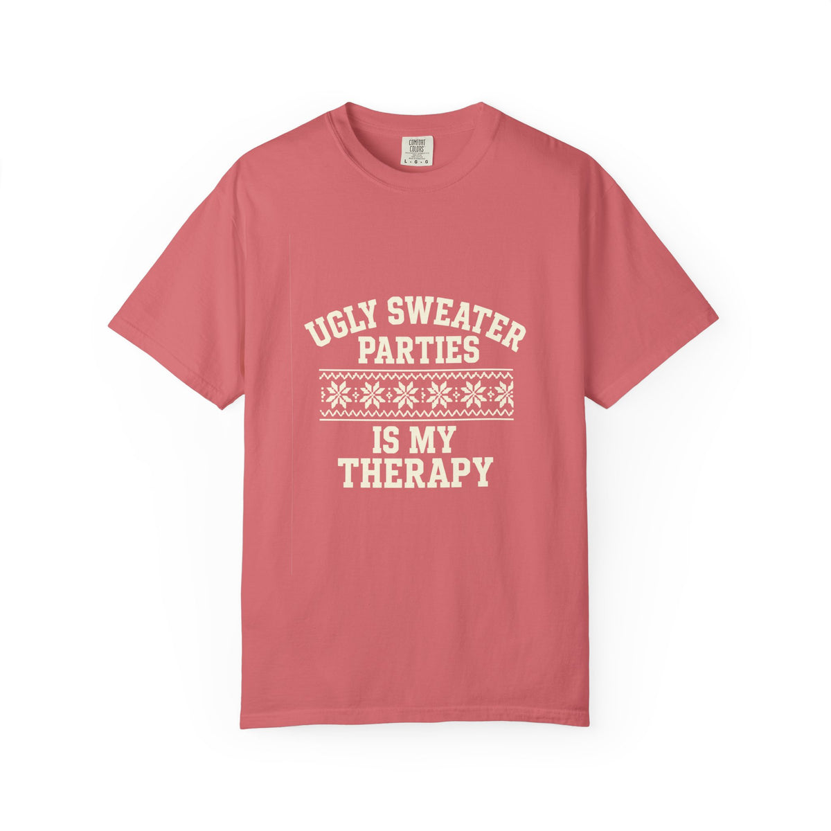 Ugly Sweater Parties Is My Therapy T-Shirt - Trending Now - October 2026