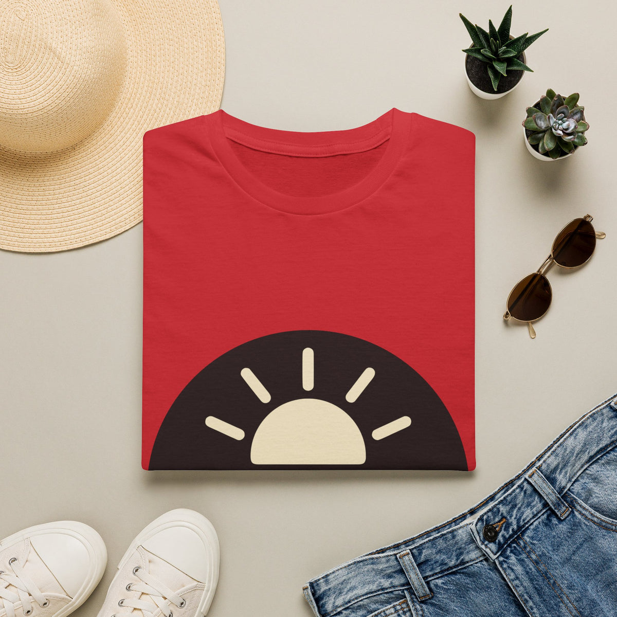 "You Are Good Enough" Boho Sunrise Heart Graphic Tee - Trending Now - September 2026