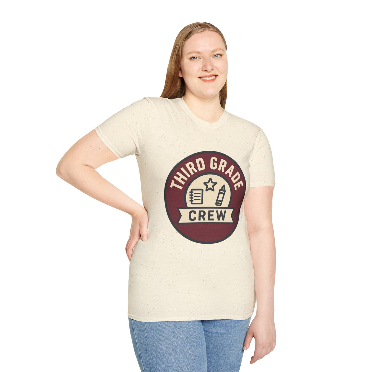 Third Grade Crew T-Shirt — Retro School Teacher & Student Tee - Trending Now - August 2026