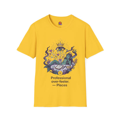Mystic Eye Graphic T‑Shirt — 'Professional Over‑Feeler' Surreal Tee